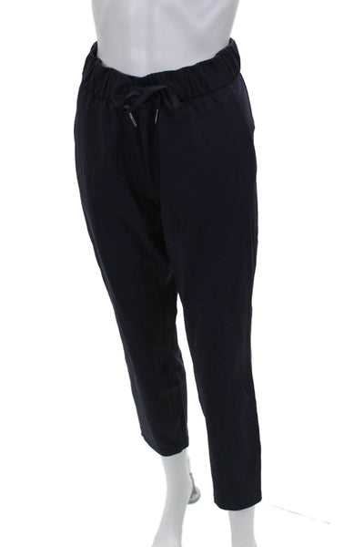 Lululemon Women Jogger Blue Polyester Blend Drawstring Size 4