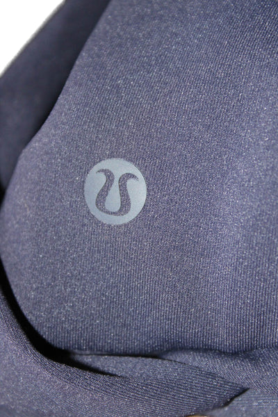 Lululemon Women Jogger Blue Polyester Blend Drawstring Size 4