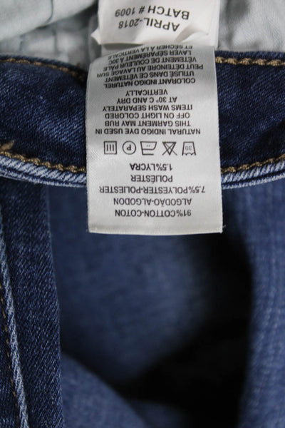 DL1961 Girls Cotton Zippered Mid-Rise Skinny Jeans Blue Size 16