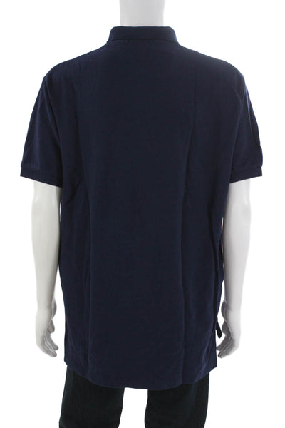 Polo Ralph Lauren Mens Polo Shirt Blue 100% Cotton Collared Size XL