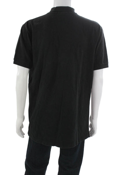 Polo Golf Ralph Lauren Mens Polo T-Shirt Black Cotton Short Sleeve Size XL