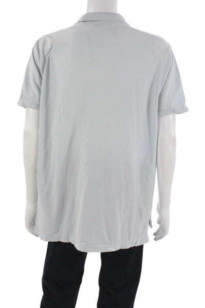 Bonobos Mens Polo T-Shirt Collared Short Sleeve Blue Cotton Size XL