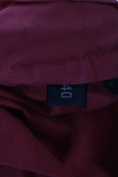 Polo Ralph Lauren Mens Red Cotton Chino Shorts Button Closure Size 40