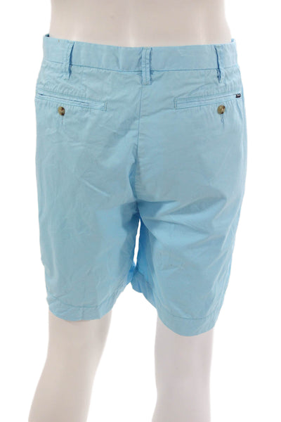 Polo Ralph Lauren Mens Blue Cotton Chino Shorts Button Closure Size 40