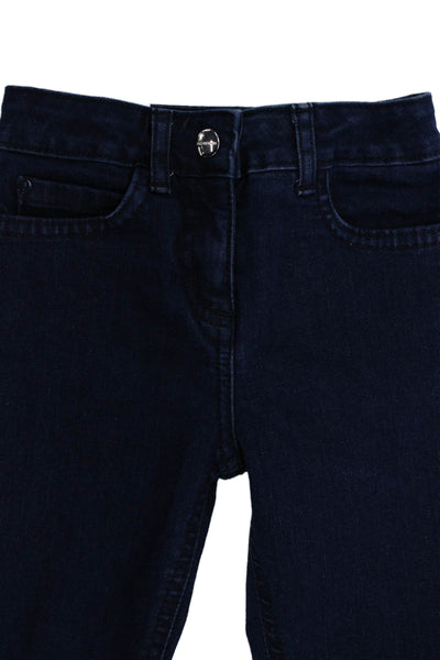 Jacadi Girls Cotton Skinny Leg Jeans Denim Blue Size 5A