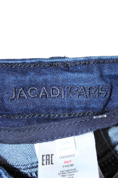 Jacadi Girls Cotton Skinny Leg Jeans Denim Blue Size 5A