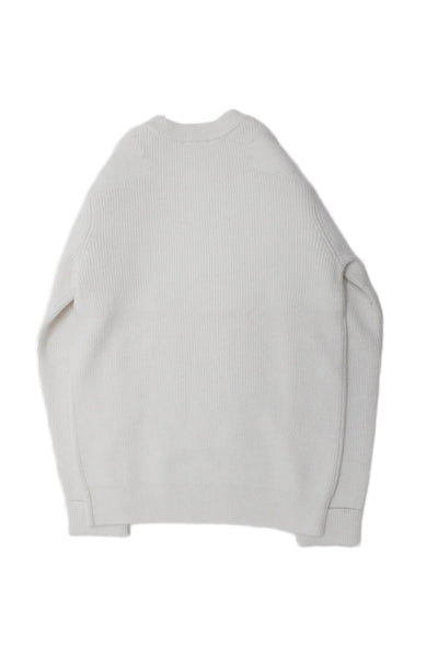Jacadi Girls Crew Neck Long Sleeve Pullover Sweater Top White Size 10A