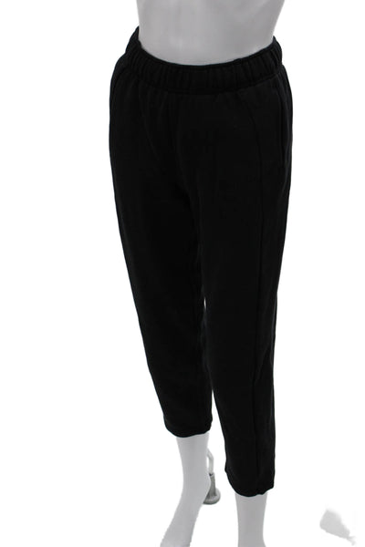 Lululemon Womens Black Cotton Pull On Sweatpants Size 2XS