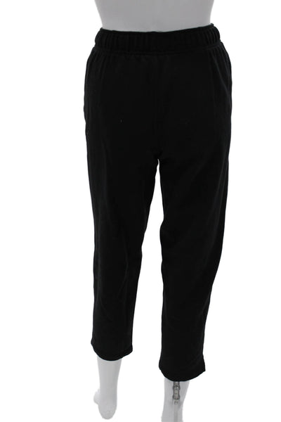 Lululemon Womens Black Cotton Pull On Sweatpants Size 2XS