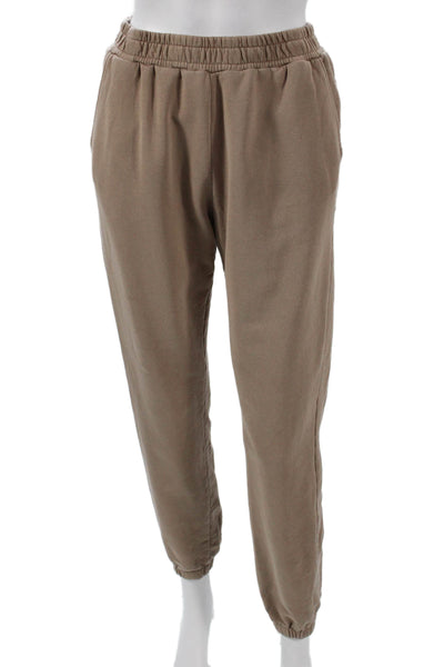The Upside Womens Jogger Pants Beige Organic Cotton Pull On Size 4