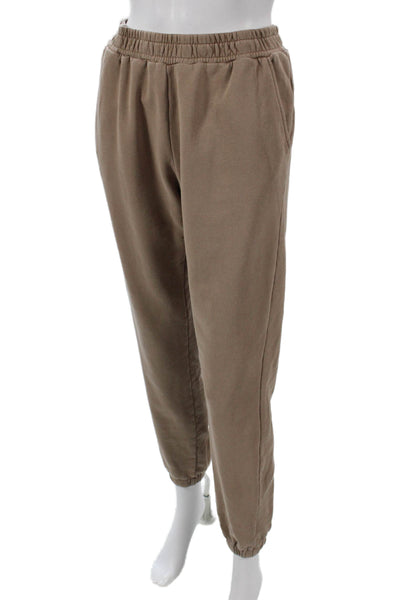 The Upside Womens Jogger Pants Beige Organic Cotton Pull On Size 4