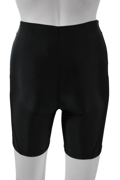 PE Nation Womens Athletic Black Recycled Polyester Solid Shorts Size S