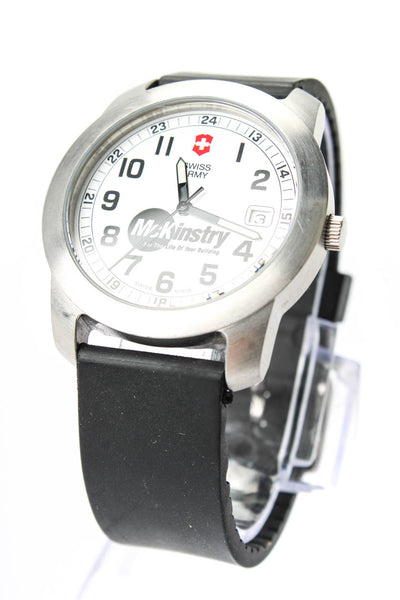 Victorinox Swiss Army Unisex Stainless Steel White Dial Quartz Watch 38.5mm