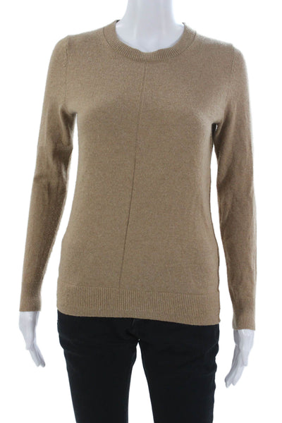 Banana Republic Womens Merino Wool Pullover Sweater Beige Size XS Petite