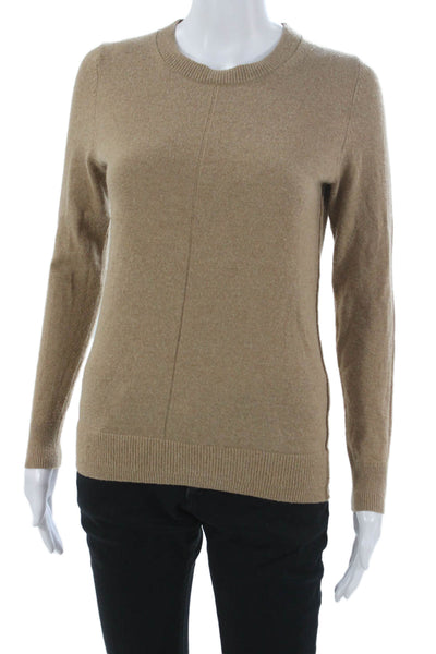 Banana Republic Womens Merino Wool Pullover Sweater Beige Size XS Petite