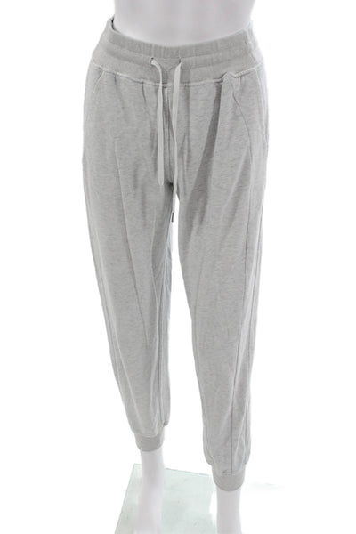 Lululemon Women Jogger Pants Gray Drawstring Nylon Blend Size 4