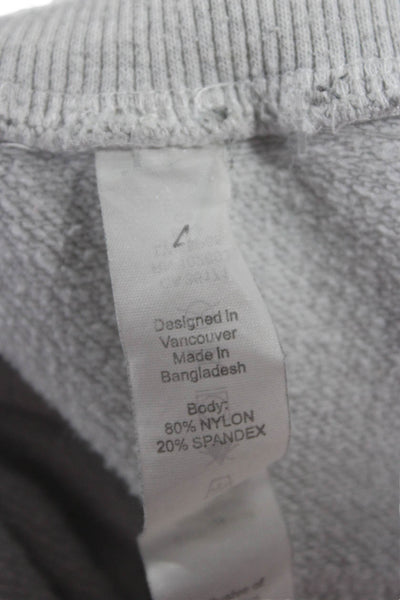 Lululemon Women Jogger Pants Gray Drawstring Nylon Blend Size 4
