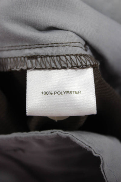 Peter Millar Mens Khakis Brown Polyester Button Inseam 28 Size 36
