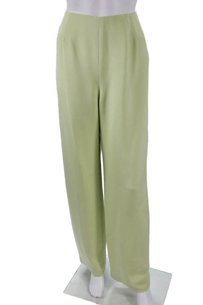 Bill Blass Womens Green Dress Pants Polyester Blend Size 12