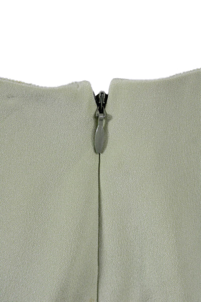 Bill Blass Womens Green Dress Pants Polyester Blend Size 12