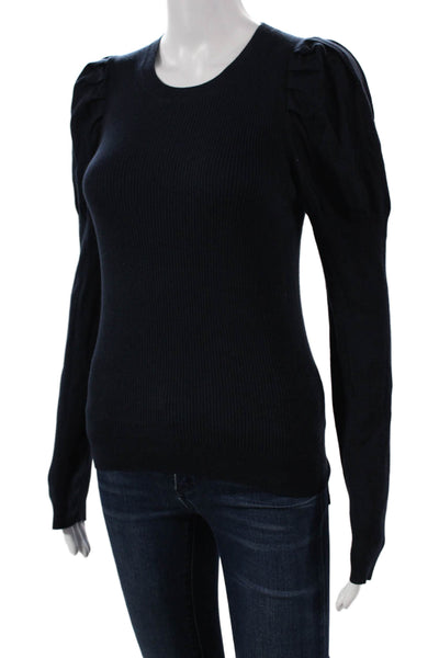 J Crew Womens Pullover Sweater Blue Crew Neck Long Sleeve Size S