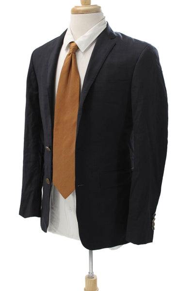 Brooks Brothers Red Fleece Mens Cotton Blue Blazer Size 36