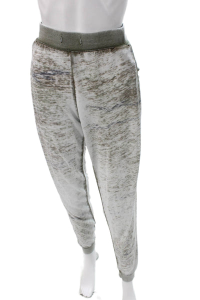 Z Supply Womens Tie Dye Gray Jogger Pants 60% Cotton Pull On Size M