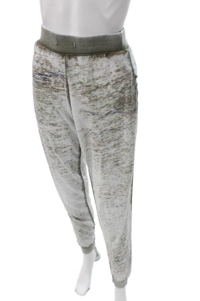 Z Supply Womens Tie Dye Gray Jogger Pants 60% Cotton Pull On Size M