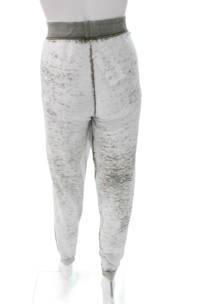 Z Supply Womens Tie Dye Gray Jogger Pants 60% Cotton Pull On Size M
