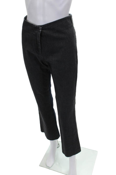 QL2 Womens Bootcut Pants Black Cotton Blend Size 44