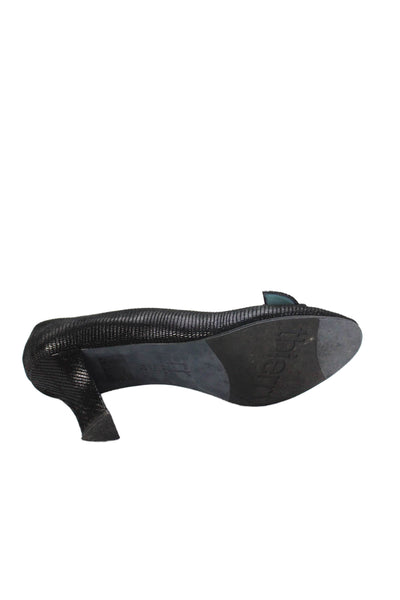 Thierry Rabotin Womens Peep Toe Buckle Yasmin Pumps Black Size 40 10