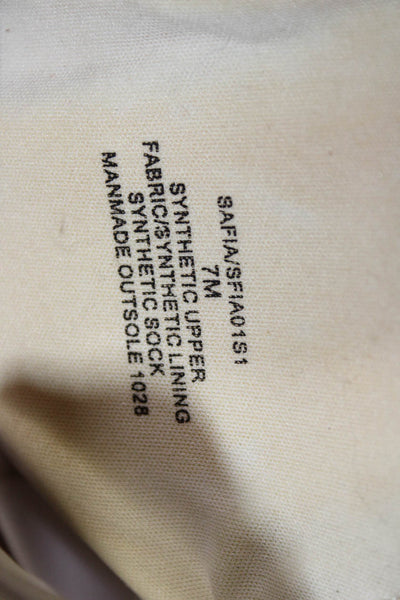 Steve Madden Womens Side Zip Block Heel Cut Out Peep Toe Pumps White Size 7