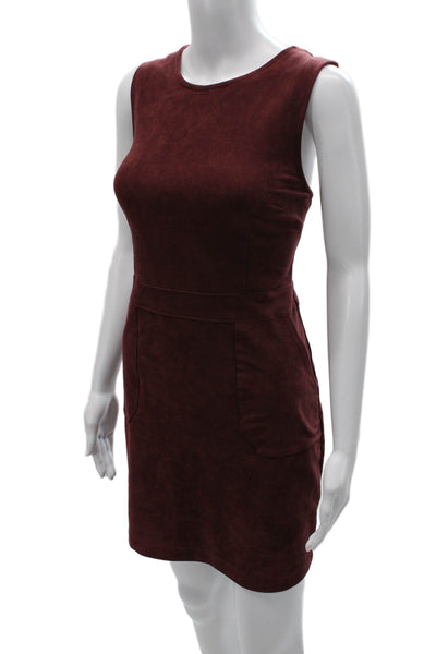Bishop and Young Women Sheath Dress Red Sleeveless Short Size L