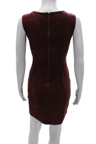 Bishop and Young Women Sheath Dress Red Sleeveless Short Size L