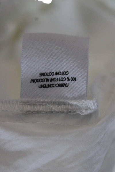 Derek Lam 10 Crosby Women White Shift Dress 3/4 Sleeve Size 2