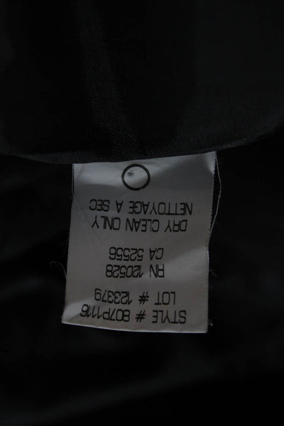 Premise Women Basic Jacket Gray Wool Button Long Sleeve Size L
