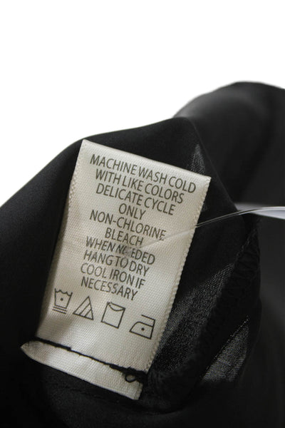 Max Studio Women Fit Flare Dress Black Sleeveless VNeck Midi Size M