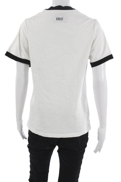 Krost Unisex Adults White Cotton T-Shirt Monopoly Graphic Size XS