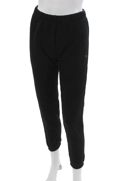 TNA Women Black Sweatpants Pull On Cotton Blend Size XS
