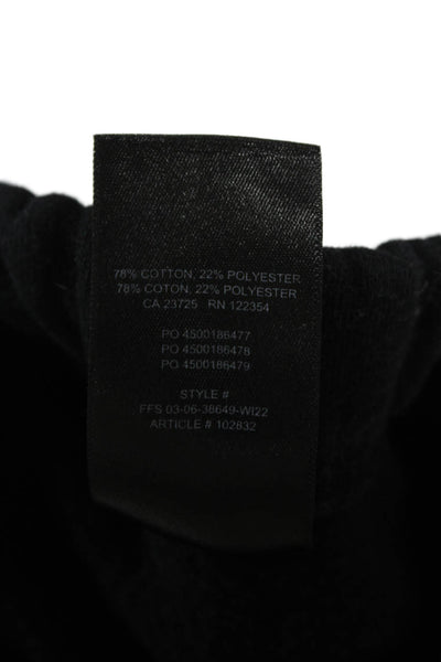 TNA Women Black Sweatpants Pull On Cotton Blend Size XS