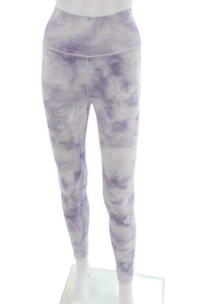 FP Movement Womens Tie Dye Purple Ankle Leggings Nylon Size XS