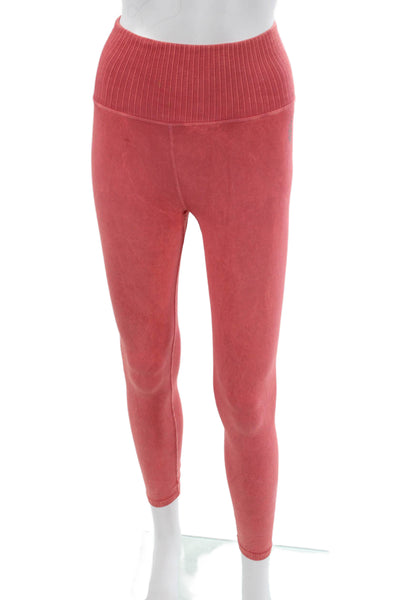 FP Movement Womens Pink Ankle Leggings Nylon Solid Size XS
