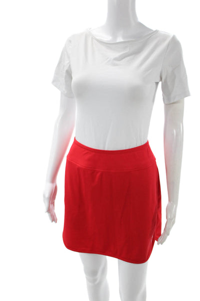 Tail Womens Athletic Skort Mini Red Polyester Solid Pull On Size L