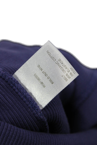 Sold Out Womens Tank Dress Purple Organic Cotton Crew Neck Sleeveless Size XS