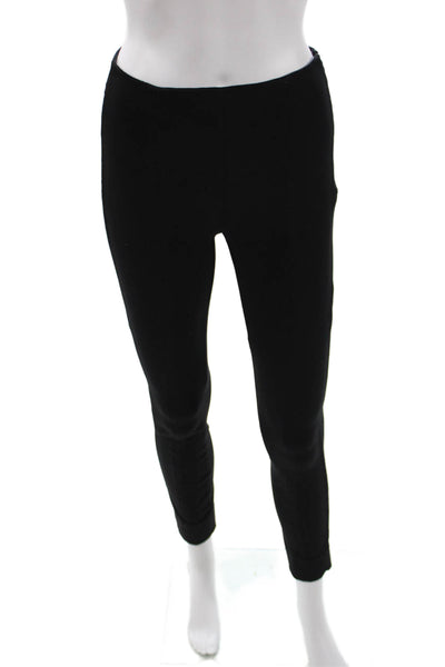 Quince Women Ankle Leggings Black Rayon Size XS