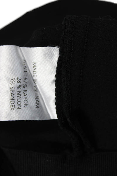 Quince Women Ankle Leggings Black Rayon Size XS