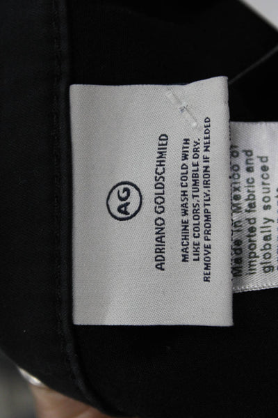 AG Adriano Goldschmied Womens Skinny Black Jeans Cotton Blend Size 26