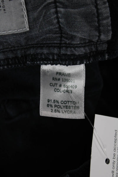 Frame Denim Women Skinny Blue Low Rise Cotton Blend Jeans Size 24