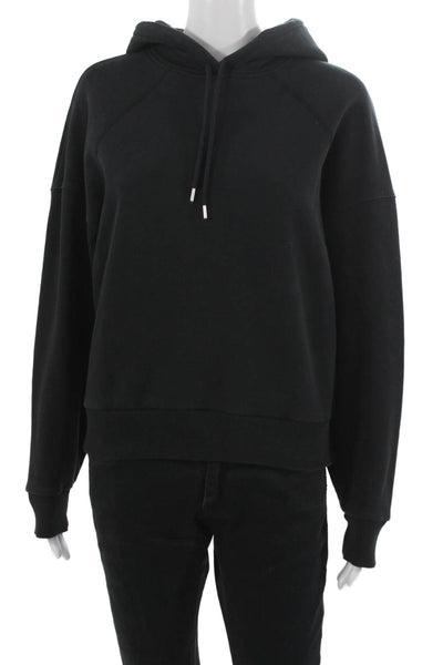 Everlane Women Pullover Cotton Black Long Sleeve Round Neck Size L