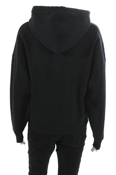 Everlane Women Pullover Cotton Black Long Sleeve Round Neck Size L